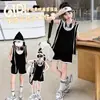 2025 Nuevo Casual Casual Deportivo Combinación de Colores Chaleco Ropa de Verano para Niños Shorts Sueltos Modernos Traje de Dos Piezas para Niñas
