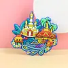 Imanes de Refrigerador Culturales y Creativos de Goma Suave de PVC Personalizados para Atracciones Arquitectónicas y Souvenirs Turísticos de Chengdu y Xi'An