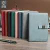 Cuaderno de Esponja de Cuero Engrosado, Diario de Notas Manual Literario Simple y Exquisito, Diario de Estudio de Oficina
