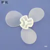Hélices de Ventilador Suave de Três Lâminas 73mm Hélice DIY Tecnologia Pequeno Projeto Furo de 2mm Motor de Brinquedo Acessórios para Ventilador Pequeno