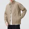 Ropa para Hombre Fengshe / Nueva Chaqueta Retro Japonesa de Trabajo para Hombre de Bolsillos Múltiples Holgada Casual Estilo Americano