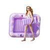Cama flotante inflable transfronteriza Piscina de spa Piscina flotante al aire libre Piscina tipo balsa Piscina para césped de adultos Cama de agua con respaldo Cama reclinable