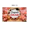 Nuevos Banners de Temporada de Graduación, Fondo Decorativo de Graduación, Banners y Banderas para Toma de Fotos en Fiestas al Aire Libre