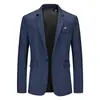 Amazon Comércio Exterior Novo Terno de Negócios Masculino Solto de Botão Único plus size Moda Casual Jaqueta de Terno Cardigã