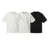 Neoism Verano Nuevo Estilo Sencillo Bordado Manga Corta Holgada Media Manga Camiseta para Hombre Tendencia Casual Algodón T26118