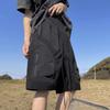 Pantalones cortos deportivos funcionales de estilo urbano europeo y americano para hombre, de verano, con cordón ajustable, de secado rápido, informales y elegantes.
