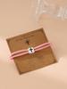 Pulsera de cuerda de mano de Milán ajustable con cruz de aleación nueva de Europa y Estados Unidos para hombres y mujeres, joyería al por mayor exclusiva transfronteriza