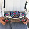Bolsa bordada de estilo nacional nueva directa de fábrica, bordado retro, estilo casual simple, bandolera para mujer