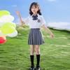 Ropa de jardín para preescolar ropa de verano estilo británico Ropa de clase para estudiantes de primaria Estilo universitario ropa para actuación de graduación de verano ropa de actuación para niños