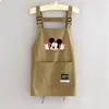 Delantal Impermeable Estilo Coreano con Logo Personalizado Cocina Hogar Jardinería al Aire Libre Catering Delantal Elegante Ropa de Trabajo Especial