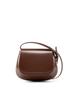 Bolso de Hombro Nuevo de Moda para Mujer 2026 Nuevo Bolso Color Castaña con Textura Vintage Bolso Silla Bolso Cruzado