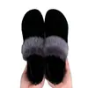 Botines de Gamuza Nobuk Piel Moda Invierno 2025 Puntera Redonda Tacón Bajo Forro de Lana Cálidos Botas de Algodón Botas para Mujer