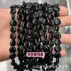 Venta Caliente Transfronteriza 12mm Ágata de Cuarzo Rosa Natural Amatista Corazón Agujero Recto Cuentas Sueltas Corazón de Durazno Colgante Accesorios para Joyería DIY