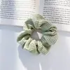 Novo scrunchie xadrez floral coreano para mulheres, de alta qualidade, elástico de cabelo doce e fofo, elástico de cabelo estiloso
