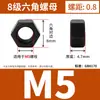 Porcas Sextavadas Alta Resistência Grau 4.8/8/10/12 Porcas Pretas Porcas Sextavadas Norma Nacional M2-M36