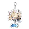 Llavero de acrílico con Wendy, Klee, Mona y Azúcar - llavero de mercancía de anime