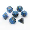 Conjunto de Dados de 7 Peças Dragão e Masmorra DND Dados Multilaterais de Duas Cores Conjunto de Dados para RPG de Mesa