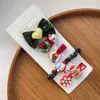 Accesorios Navideños para el Cabello de Niños Pasador Lindo para Vestir en Fiestas Pinza Pequeña Pasador Nuevo 2023 para Niñas Tocado Otoño e Invierno
