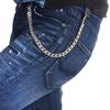 Cadena para Pantalones de Personalidad Punk Europea y Americana Accesorios de Moda para Hombre No Convencionales Nueva Cadena de Cintura Básica de Una Sola Capa Cadena Colgante para Billetera Venta al Mayoreo