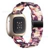 Para Fitbit versa4 D-type pulseira de relógio de resina versa3 acrílica pulseira de relógio inteligente
