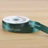 Fábrica en stock directo 2.5CM Cinta floral inglesa materiales para empaque de flores regalos de flores cinta de satén mayoreo