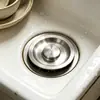 Tapa de acero inoxidable redonda para bloquear el agua para el desagüe del fregadero de la cocina y la salida de alcantarillado, tapa de sellado doméstica antiolor y a prueba de insectos