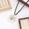 Cadena de Suéter con Perlas de Alta Gama, Collar Retro y Atmosférico de Estilo Nacional para Mujer, Accesorios de Colgantes Versátiles de Nicho para Otoño e Invierno