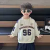 Moletom Infantil Primavera e Outono 2026 Novo Estiloso Algodão Tendência Top para Crianças Fashionável Bebê Menino Temporada de Primavera