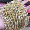 Cuentas redondas de 3 mm, pequeñas cuentas de arroz, cuentas sueltas, horquilla, anillo, piedra natural, accesorios de joyería DIY, cuentas de cristal de ágata.