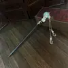 Horquilla Antigua de Imitación de Sándalo de Alta Calidad Broche Elegante para el Cabello Borla de Madera Accesorios para el Cabello Paso a Paso Hanfu Cheongsam