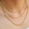 Estilo Europeu e Americano Boêmio Aço Inoxidável Multicamadas Colar Coração Choker Moda Feminina Colar de Metal da Moda