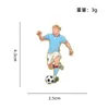 Broche Insígnia de Estrela do Futebol Cristiano Ronaldo, Messi, Mbappé Decorações Transfronteiriças