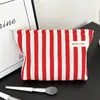 Bolsa de Maquiagem de Nicho, Bolsa de Armazenamento para Skincare em Cor Contrastante, Necessaire de Lona para Absorventes, Porta-Moedas, Bolsa de Higiene Pessoal, Bolsa de Mão, Bolsa Portátil