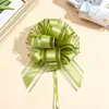 Transfronterizo 50# Macarrón Suya Bola Flor Festividad Regalo de Navidad Joyería Decoración Flor Estéreo Cinta Floral 7 pulgadas
