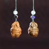 Colgante para teléfono móvil con forma de conejo del zodiaco Yuanbao, colgante creativo, adorno, accesorios, llavero, regalo, artesanía