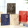 Bolsa de mano con ventana en forma de corazón lista para usar de Kobo Co. - Bolsa de regalo de alta gama, engrosada, empotrada con impresión de logotipo, adecuada para souvenirs