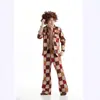 Nuevo traje de Halloween para hombre, pareja retro de los años 70, estilo europeo y americano, discoteca, hippie, baile, actuación para adultos