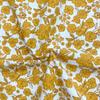 Algodão Flanela Lixamento Tecido Estampado Retro Elegante Outono e Inverno Girassol Camisa Calças Tecido Vestido