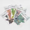 Pegatinas 3D Doradas con Foil en Forma de Concha de Mascota Decoración de Pastel de Mariposa DIY Suministros para Fiestas Adornos para Pastel de Mariposa