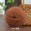 Suéter cachecol casaco de lã mohair tricotado à mão bola de lã suéter de bebê xale lã fina