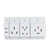Tianzheng AC30 enchufe modular 2345 terminal de ojo 10A16A caja de distribución armario eléctrico vacío Enchufe con guía de tarjeta