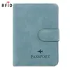 Bolsa Porta-Caderneta de Viagem Capa Protetora Antifurto Bolsa para Armazenamento de Escovas Porta-Caderneta RFID Bilhete de Avião Internacional Bolsa para Cartão de Identidade de Viagem