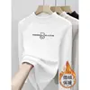 Camiseta de Manga Larga con Cuello Semi Alto para Niña 2026 Otoño/Invierno Mediana y Grande Infantil Ajustada Cálida Capa Interior con Estampado Camiseta Base