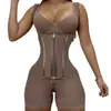 Túnica Moldeadora de Cintura Talla Grande Europea y Americana Tirante Fino Hebilla Cremallera Cintura Ceñida Cuerpo Ceñido Túnica Moldeadora de Cuerpo