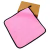 Toalla de coche engrosada de vellón de coral, doble cara, dos colores, toalla compuesta absorbente, sin pelusa, paño para lavado de autos, toalla, logotipo