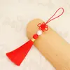 Hilo de Nylon Jade Hilo de Nudo Pequeño Ensartar Cuentas Borla Nudo Chino Borla Colgante Pequeño Borla Estilo Antiguo Marcador Colgante Adorno