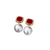 Brincos Pingente Cavalo do Ano Zodiacal Banhados a Ouro Real 18K, Novos Brincos de Pino Versáteis Estilo Chinês Retrô, Brincos Elegantes de Luxo Leve