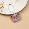 Colgante Lindo de Oso de Dibujos Animados Avatar Llavero Acrílico Colgante para Mochila Escolar Estudiante Colgante Decorativo Regalo Pequeño