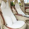 Cojín Original para Asiento de Coche Lluvia Azul: Funda de Asiento de Coche Simple, Felpuda, Antideslizante, Cálida, Suave y Cómoda