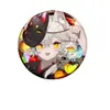 Insignia de Doble Destello de Anime Periférico Personalizado Rejilla Broche Redondo Insignia Periférica de Juego de Anime Guzi